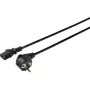 Sygonix SY-5043450 IEC C13 Stromkabel, CEE 7/7 auf IEC C13, 3 m, Schwarz