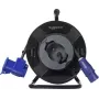 Sygonix SY-6684366 Kabeltrommel Schwarz CEE Caravan Stecker 25m H07RN-F 3G2.5
