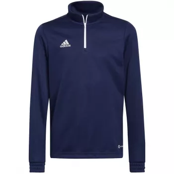 adidas Entrada 22 Trainingsshirt Kinder Sweatshirt Marineblau Größe 128 H57484