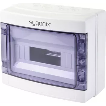 Sygonix SY-5491854 Aufputz-Kleinverteiler, 12 Module, 1 Reihe, Weiß
