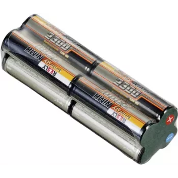 Reely NiMH Akku-Pack 9,6V 2300mAh 8x AA Block mit Lötfahnen (RE-7853238)