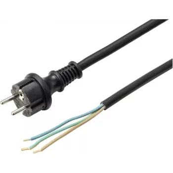 Sygonix SY-6029108 Netzkabel Schuko auf IEC C13 3m Schwarz