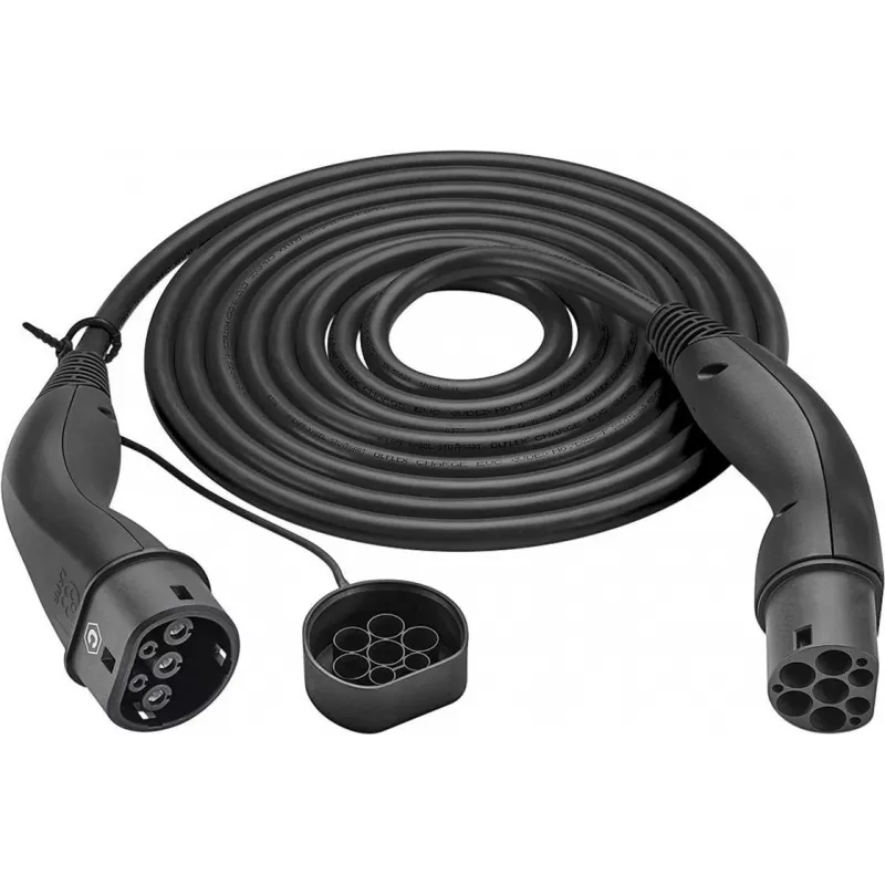 LAPP MOBILITY HELIX® Typ 2 Ladekabel, 7,4 kW, 5 m, Schwarz 61794