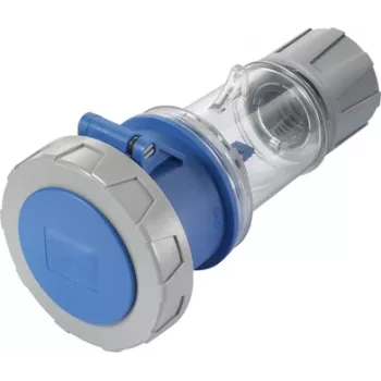 Sygonix SY-5873154 CEE-CARA Kupplung 32A 3-polig 230V/AC IP67 schraubenlos Blau