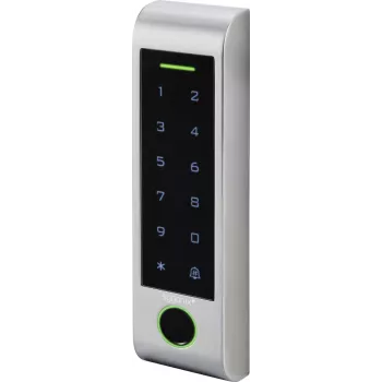 Sygonix SY-6121662 Fingerabdruck RFID Zutrittskontrollsystem IP66 Aufputz Touchscreen 12-18V DC