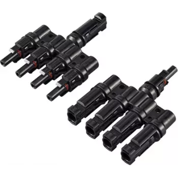 Sygonix Solar Adapter T-Stecker 4 auf 1 1000 V DC SY-6408002 Y-Stecker für Solaranlagen