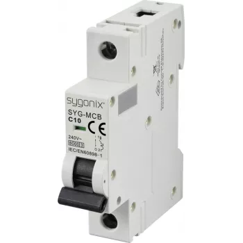 Sygonix SY-6440888 SYG-MCB 1P C10 6kA Leitungsschutzschalter 10 A 240 V/AC