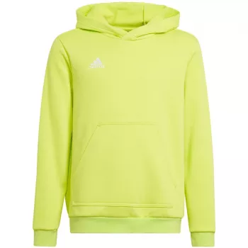 adidas Entrada 22 Kapuzenpullover HC5069, Limette, 116 cm
