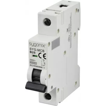 Sygonix SY-6440884 SYG-MCB 1P/B25/6KA Leitungsschutzschalter 1-polig 25 A 240 V AC