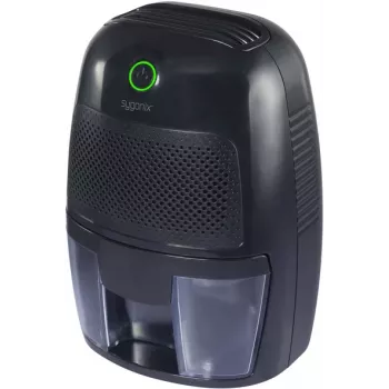Sygonix SY-4749404 Peltier-Luftentfeuchter 250 ml/Tag für Räume bis 20 m², 500 ml Tank, Schwarz
