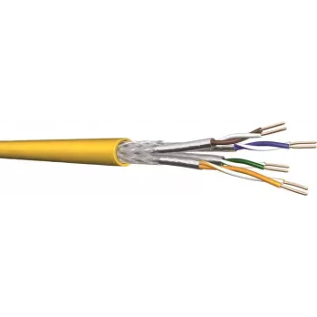 Draka YelloNet 1000 Cat.7 Datenkabel, Simplex, 1000 MHz, 4x2xAWG23/1, Cca, 500 m Trommel 60112099