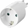 Sygonix SY-6949550 Reiseadapter Schuko auf Swiss (Typ J auf Typ F, 10 A, 250 V, Schwarz)