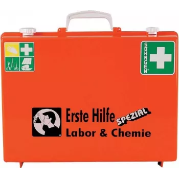 SÖHNGEN MT-CD Industrie-Erste-Hilfe-Kasten, oranges Kunststoffgehäuse mit Klickverschluss, 400 x 150 mm 0360106