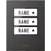 M-E Modern-Electronics 41307 beleuchteter Funktürklingel-Sender mit Namensschild