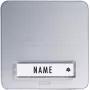M-E MODERN-ELECTRONICS KTA-1 A/S Unterputz-Klingeltaster, 1-Taster, Edelstahl, Silber, 12 V/1 A, LED-Beleuchtung, IP44