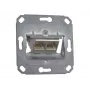 METZ CONNECT BTR E-DAT modul 8/8(8) UP0 Unterputz-Anschlussdose, Cat.6, 2x RJ-45, geschirmt, Staubschutz 1309121200-E-90