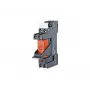 METZ CONNECT 11051025 Leistungsrelaismodul 24 V DC, 1 CO, 16 A, DIN-Schiene, Schwarz/Orange