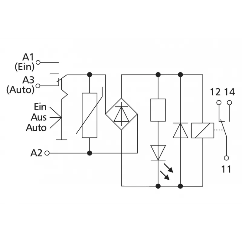 METZ CONNECT KRA-S-M6/21 Koppelrelaismodul 24V AC/DC 1 Wechsler 8A Weiß 11061213