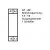 METZ CONNECT KRA-M4/1 Relaismodul, 230 V AC Spule, 1 CO Kontakt, Weiß 11061305