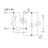 METZ CONNECT KRA-M4/1 Relaismodul, 230 V AC Spule, 1 CO Kontakt, Weiß 11061305