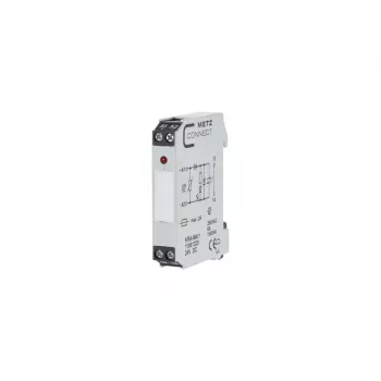 METZ CONNECT KRA-M4/1 Schnittstellenrelaismodul, 4 Wechslerkontakte, 24 V AC Spule, 250 V AC, Weiß 11061325