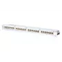 METZ CONNECT 130856-E-90 24-Port Cat.6A geschirmtes Patch Panel, 1U, Weiß