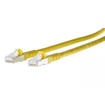METZ BTR NETCOM Cat6a S/FTP Patchkabel, 15 m, Gelb 130845A577-E