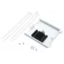 METZ BTR 130861-MSK-E Glasfaser-Spleißkassetten-Erweiterungsset für modulares AP-Gehäuse