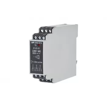 METZ CONNECT KRA-S12/21-21-21 Koppelrelais, 24 V AC Spule, 3 Wechslerkontakte, Weiß 11060913