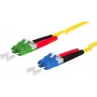 METZ CONNECT OpDAT 151P1JOJA20E LC-Duplex auf LC-Duplex APC OS2 Patchkabel, 2 m