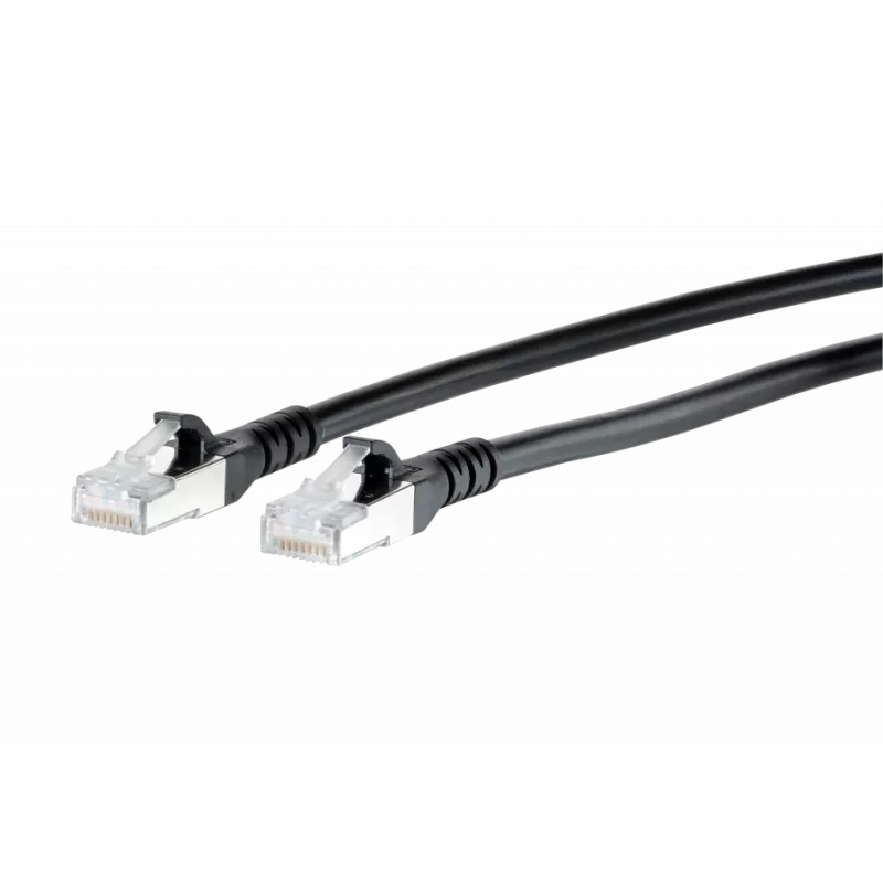 METZ BTR NETCOM 1308451500-E 1,5m Cat6a S/FTP (S-STP) schwarzes Netzwerkkabel