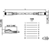 METZ BTR NETCOM 1308451500-E 1,5m Cat6a S/FTP (S-STP) schwarzes Netzwerkkabel