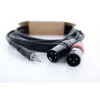 Cordial EY 3 WMM XLR Y-Adapter Kabel 3,5mm TRS Stecker auf 2x XLR Stecker 3m 14872