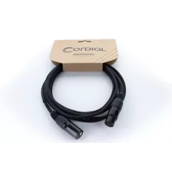 Cordial ED 2 FM XLR-Verbindungskabel 2 m Schwarz (14900)