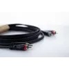 Cordial 14836 RCA Audiokabel 2x RCA Stecker auf 2x RCA Stecker 1,5m Schwarz