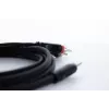 Cordial 14857 3,5mm Klinke auf 2 RCA Audio Y-Adapter Kabel 5m Schwarz