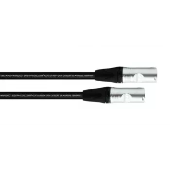 Cordial 15622 CAT 6a SF/UTP Patchkabel 5m Schwarz PUR
