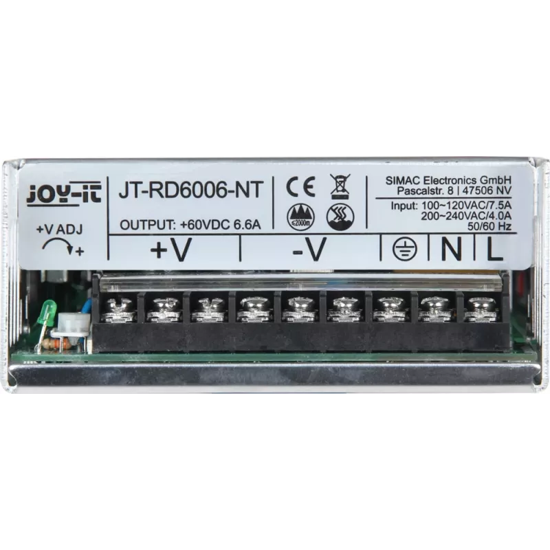 JOY-IT RD6006 NT - Geschlossenes Schaltnetzteil 400W 60V 6,6A jt-rd6006-nt