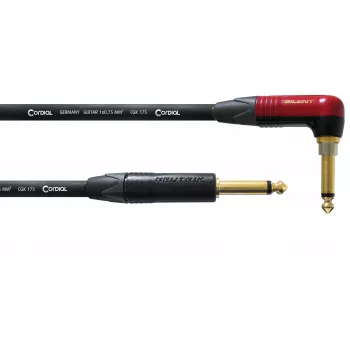 Cordial 11218 6,3mm Mono-Klinken-Audiokabel 3m Schwarz PVC