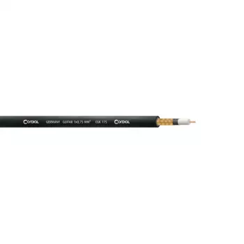 Cordial 11218 6,3mm Mono-Klinken-Audiokabel 3m Schwarz PVC