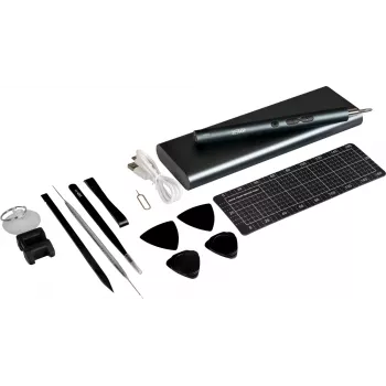 JOY-IT WE-0002 62-teiliges elektrisches Präzisions-Schraubendreher-Set mit Magnetetui