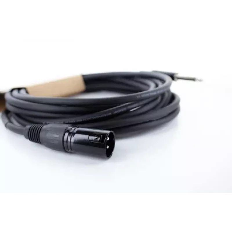 Cordial EM 10 MP XLR auf 6,3 mm Mono-Klinke Audiokabel 10 m Schwarz 14754