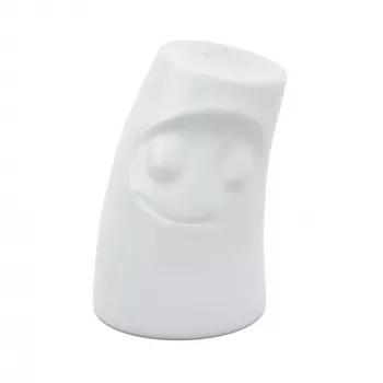 FIFTYEIGHT PRODUCTS Würzschmusie Salzstreuer Kuscheliges Gesicht Weiß