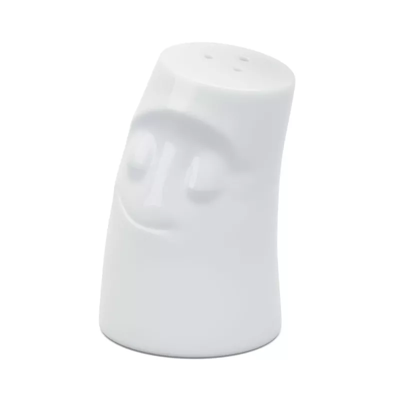 FIFTYEIGHT PRODUCTS Würzschmusie Salzstreuer Kuscheliges Gesicht Weiß
