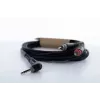 Cordial 14861 3,5mm Klinke auf 2x RCA Audio Y-Adapter Kabel 5m Schwarz
