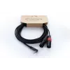 Cordial EY 1.5 WRMM XLR Y-Adapter Kabel 3,5mm TRS auf 2x XLR Stecker 1,5m Schwarz 14874