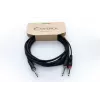 Cordial 14878 Audio-Y-Adapterkabel 6,3 mm Stereo-Klinke auf 2x 6,3 mm Mono-Klinke 3 m Schwarz