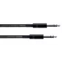 Cordial 14814 6,3mm TRS Klinke auf 6,3mm TRS Klinke Audiokabel 0,5m Schwarz
