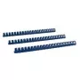 LMG BRP190-BL Blaue Kunststoff-Bindekämme für 145 Blatt, 19 mm Rücken, 100 Stück