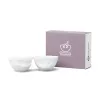 FIFTYEIGHT PRODUCTS T012201 Schüsselset 200ml Grinsend & Küssend Weißes Porzellan